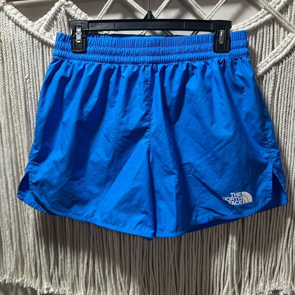 The North Face Women's Athletic Shorts in Bright Blue